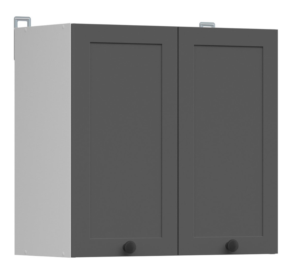 Wall cabinet 60x57 cm JUNONA LINE white/graphite