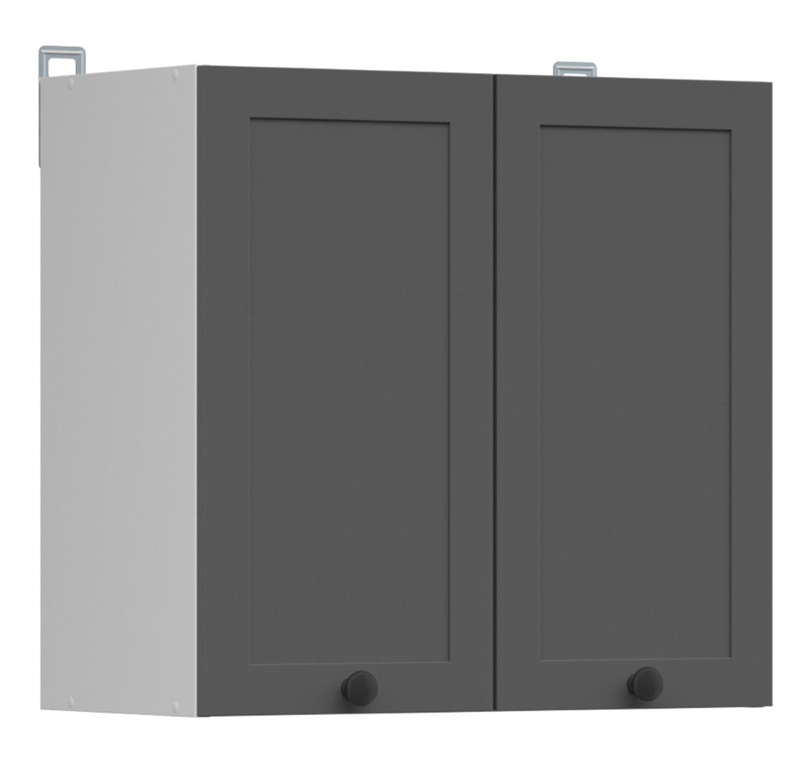 Wall cabinet 80x57 cm JUNONA LINE white/graphite