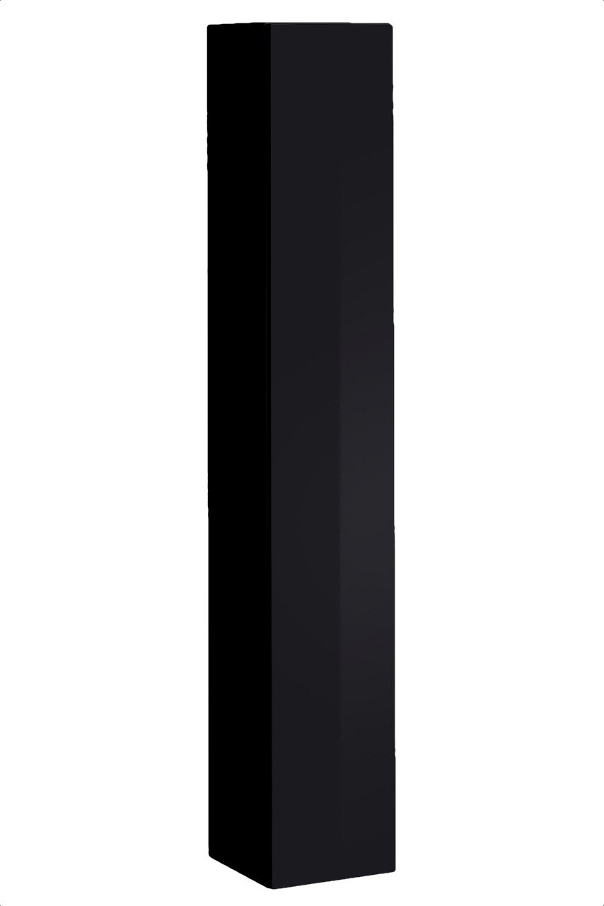 SWITCH 1 black ASM wall cabinet