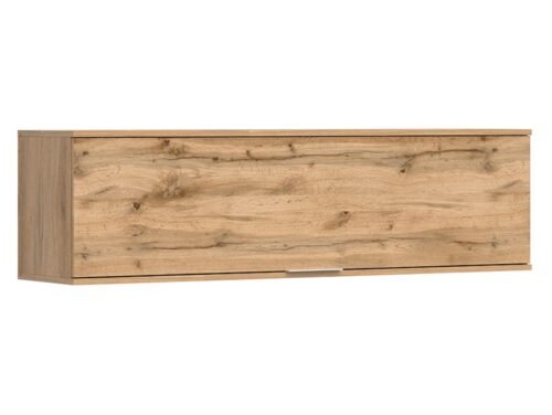 Wall cabinet with opening front ZELE 135 cm Wotan oak