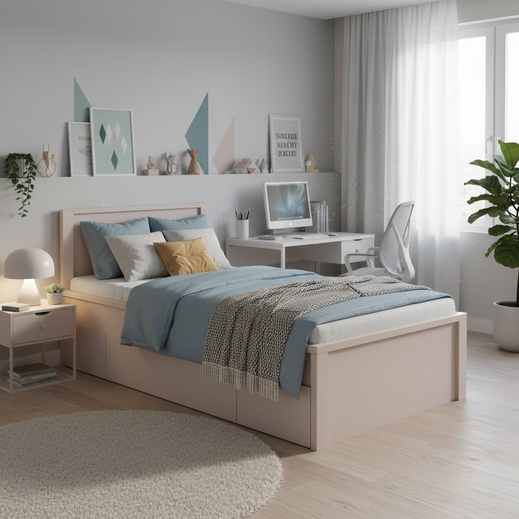 Bed drawer 120 KASPIAN cashmere