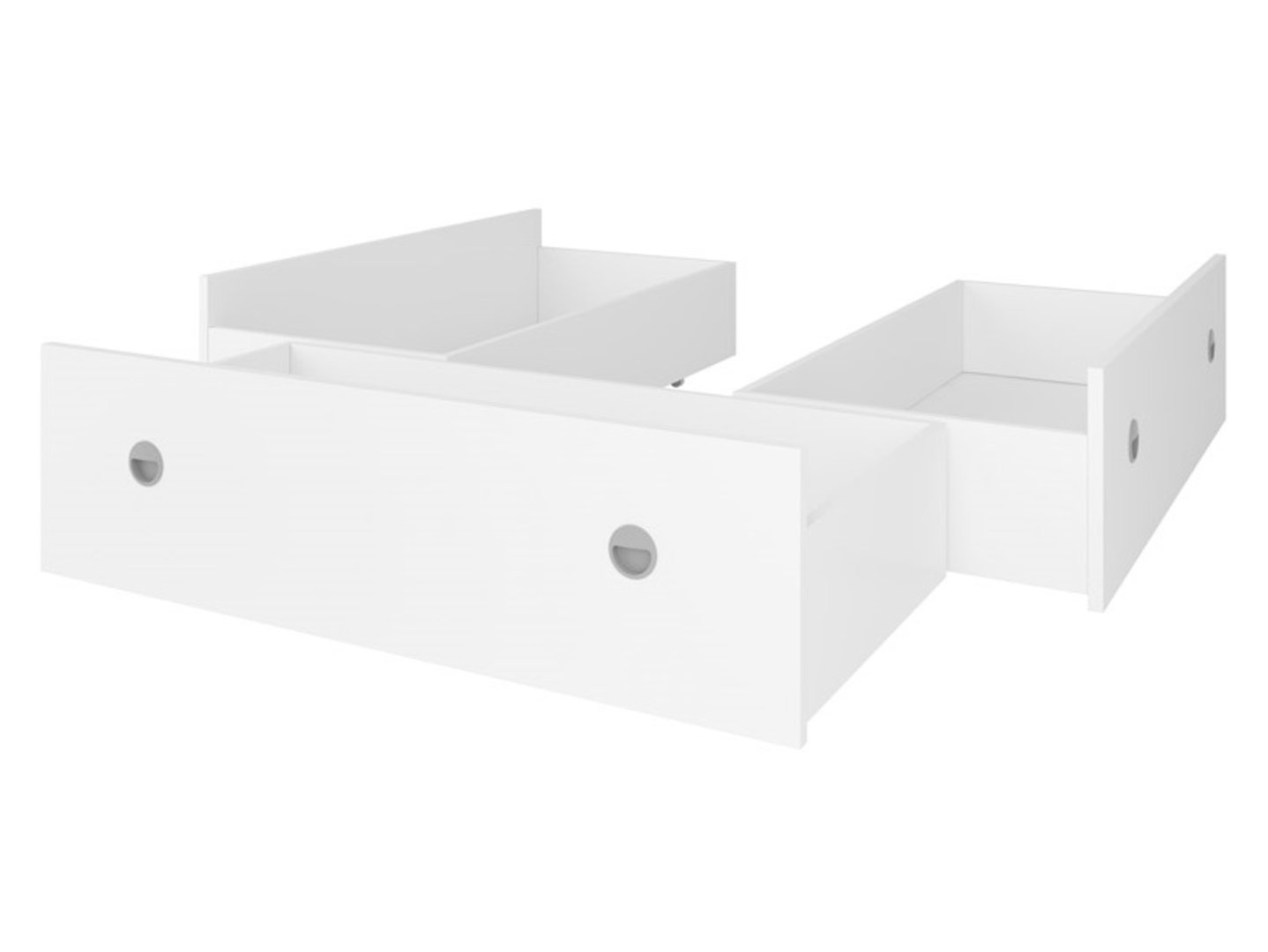 Drawers for bed 140 NEPO PLUS white - Image 3
