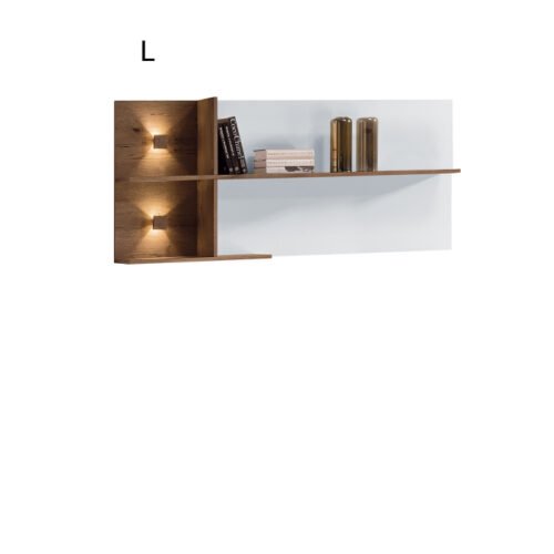 COMO CM-panel shelf right, left with lighting