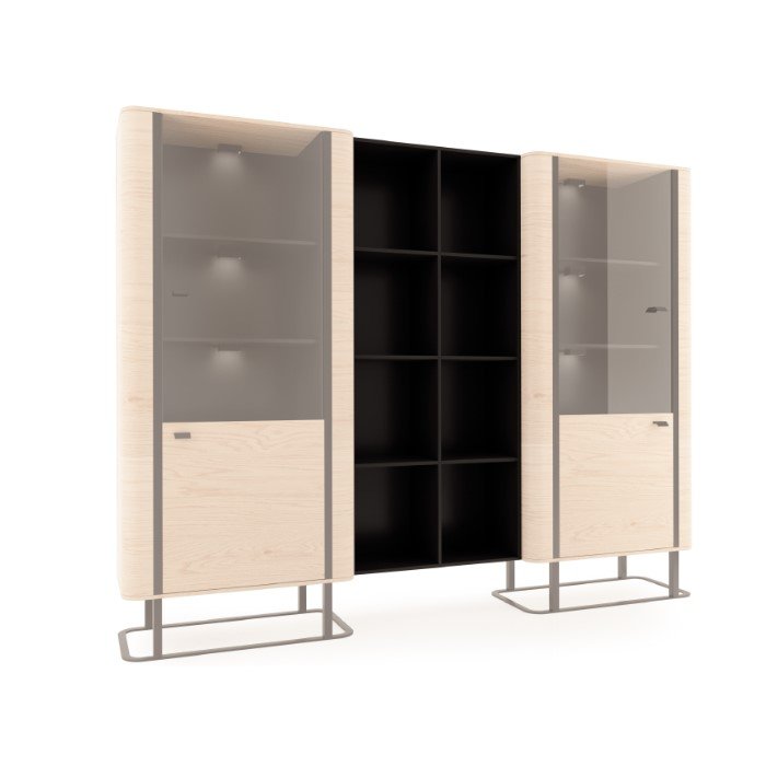 Open shelf connecting GRANDE GR chests of drawers - hanging shelf