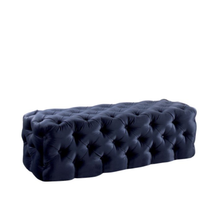 Wide pouf WERSAL V-shaped large pouf
