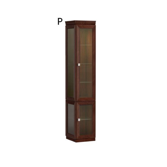 Narrow glass chest of drawers MONACO MO-12 L,P