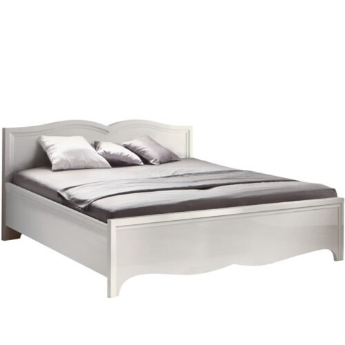 White bed MILANO MI-2A (140/160/180 cm wide)
