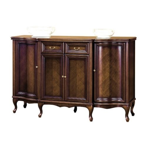 Wide chest of drawers with rounded front WERSAL W-K4