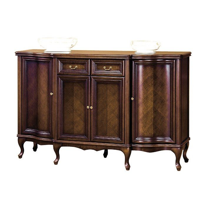 Wide chest of drawers with rounded front WERSAL W-K4