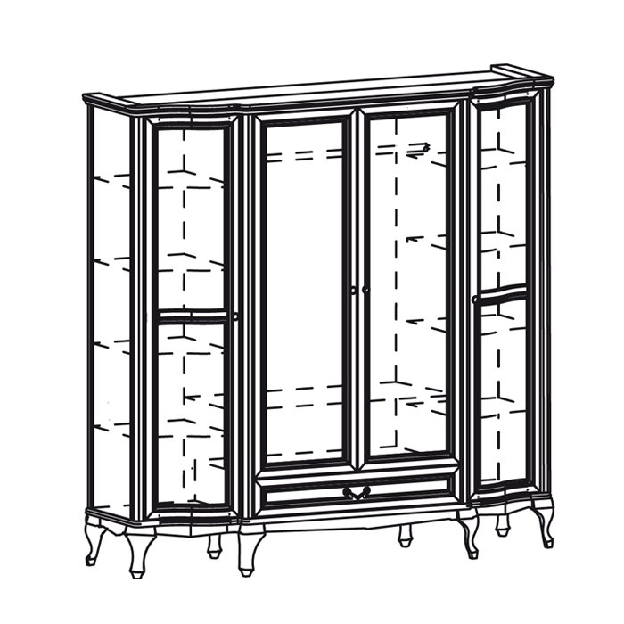 4-door wardrobe WERSAL W-4D - Image 2