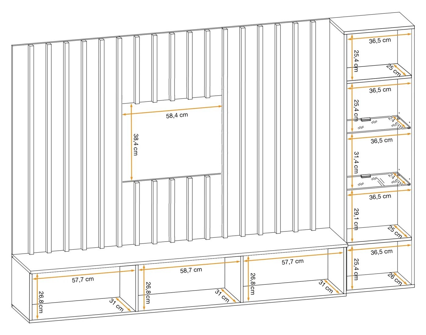 Verti 2 wall unit ASM - Image 2