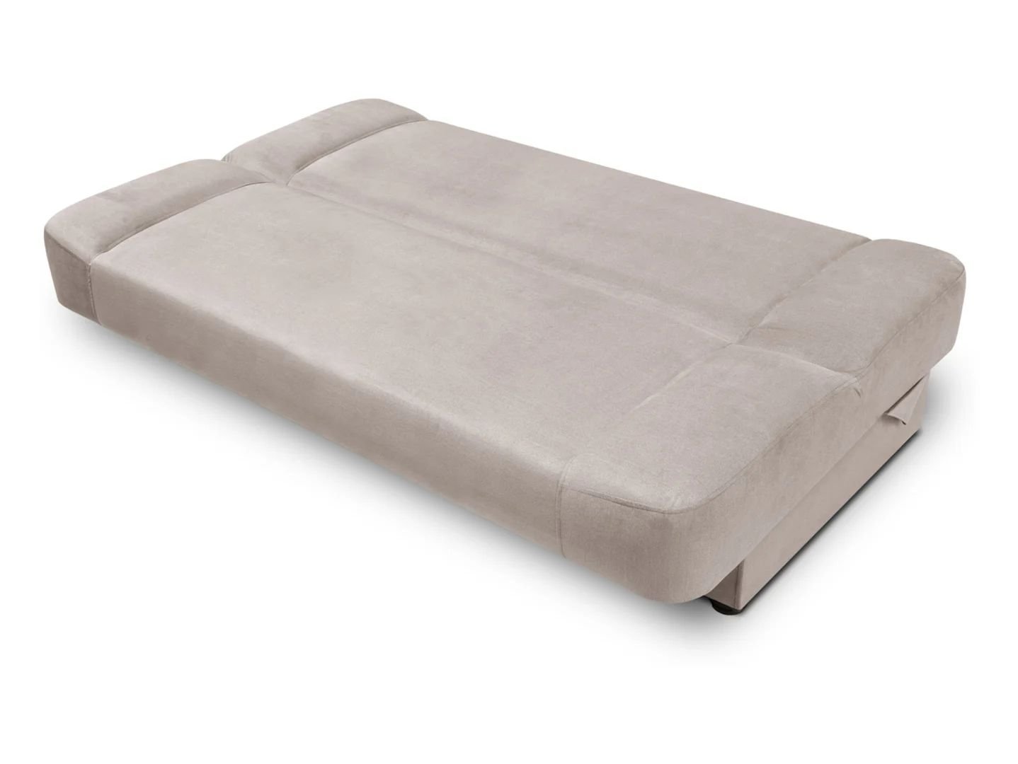 Lami three-seater sofa bed with storage compartment, beige - Image 2