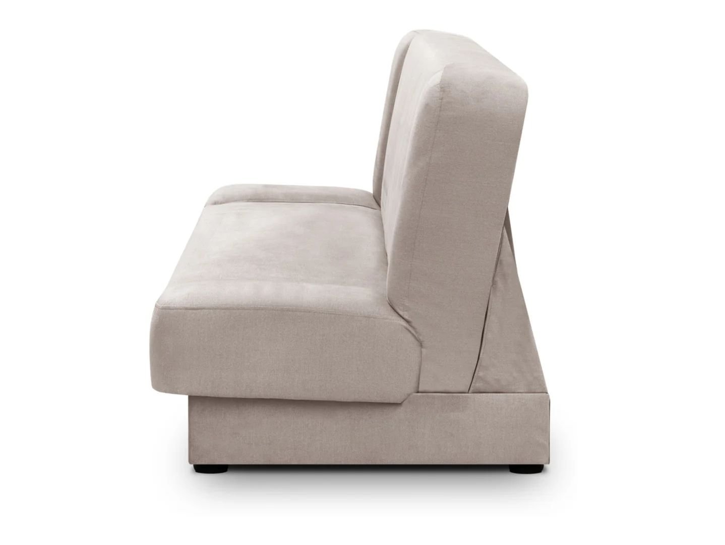 Lami three-seater sofa bed with storage compartment, beige - Image 4