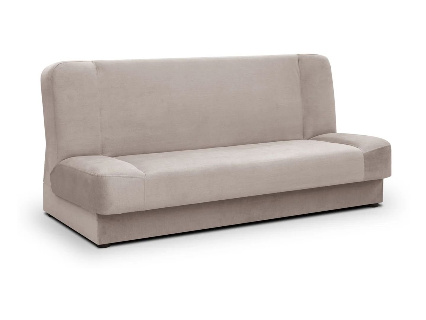 Lami three-seater sofa bed with storage compartment, beige - Image 5