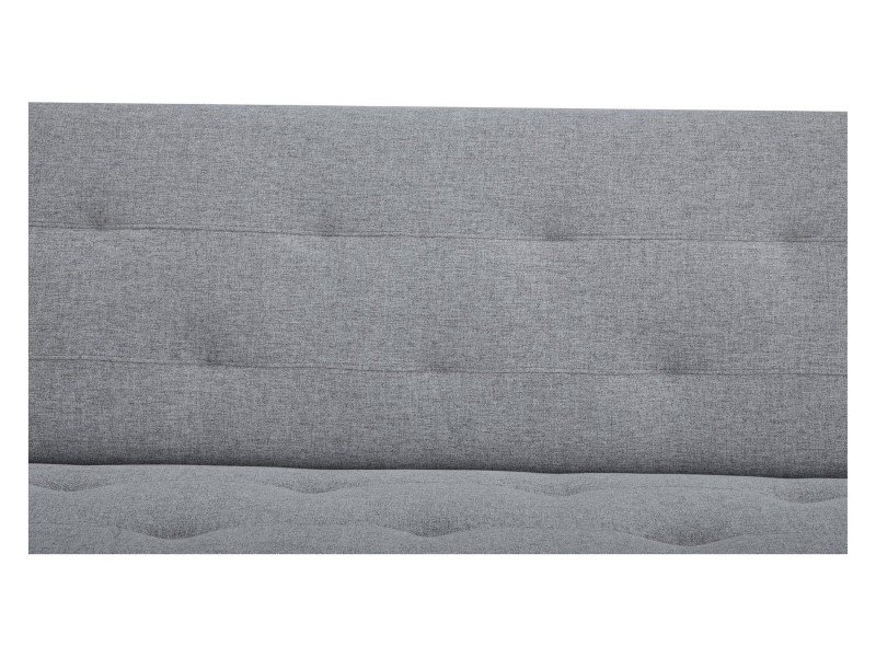 MERTA three-seat sofa-bed with storage compartment, gray - Image 2