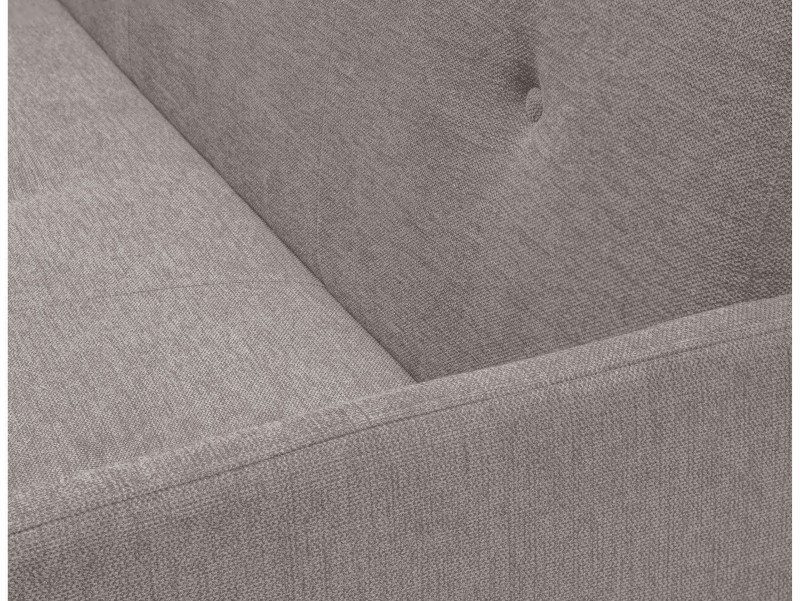 Tyrion three-seater sofa, extendable with storage box on legs, beige wicker surface - Image 3