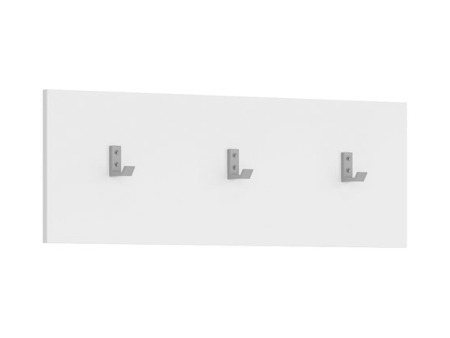 NEPO PLUS low clothes hanger 70 cm, white