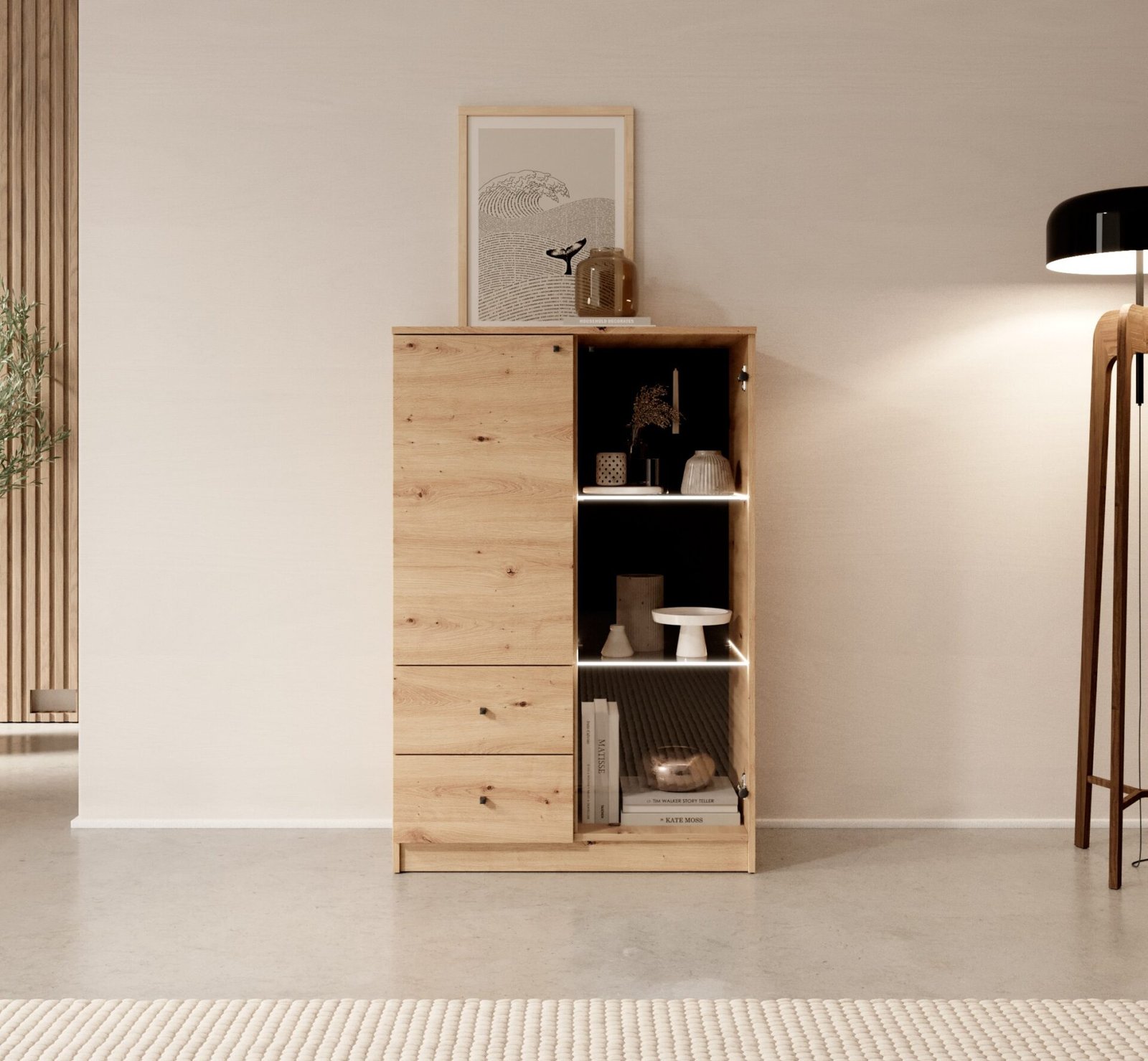 Evi showcase with Artisan ADRK LED lighting - Image 3