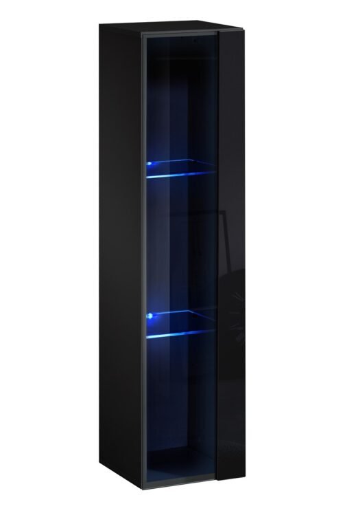 Hanging display cabinet “Switch 2”, black ASM