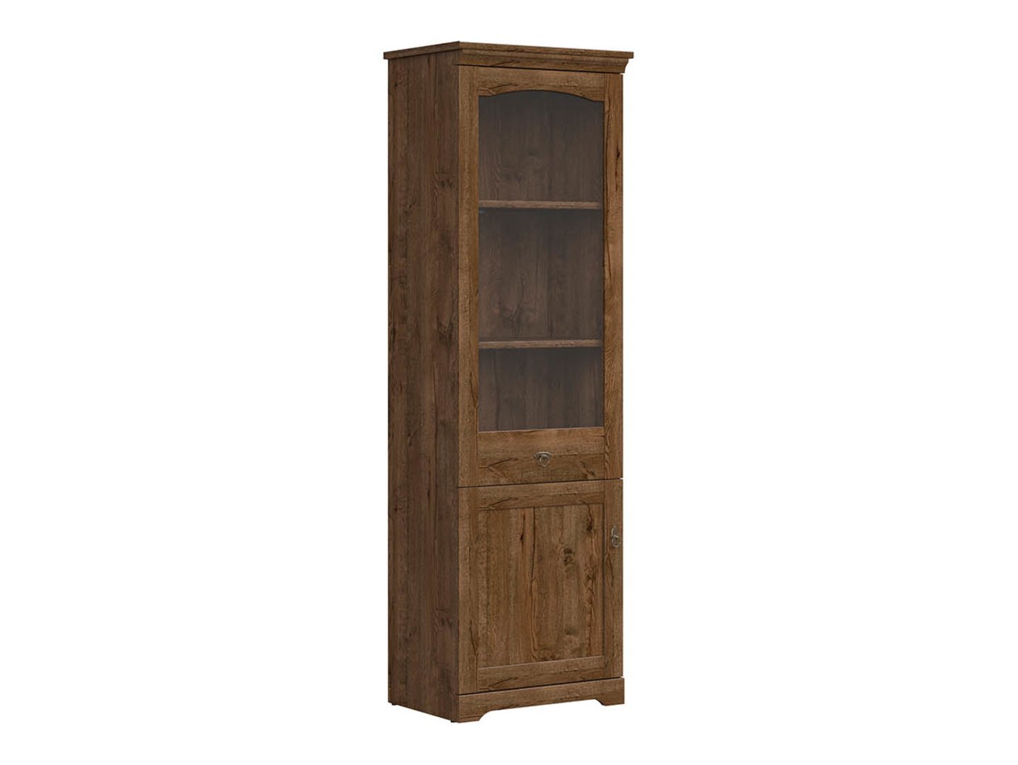 PATRAS tall display case, 63 cm, oak, April - Image 5