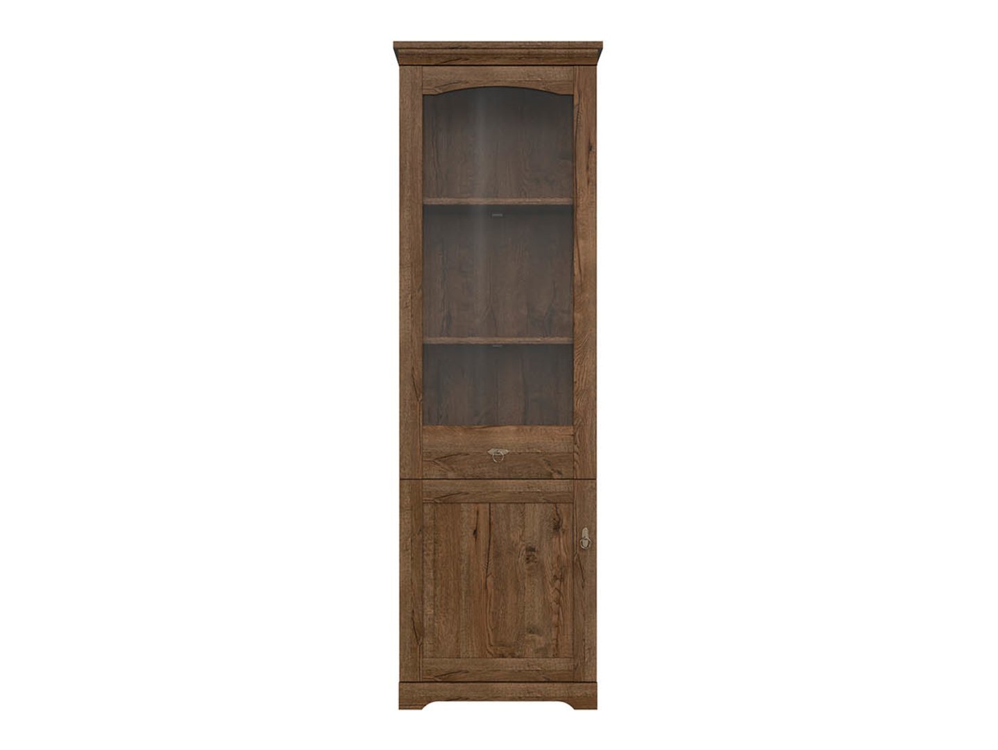 PATRAS tall display case, 63 cm, oak, April - Image 6