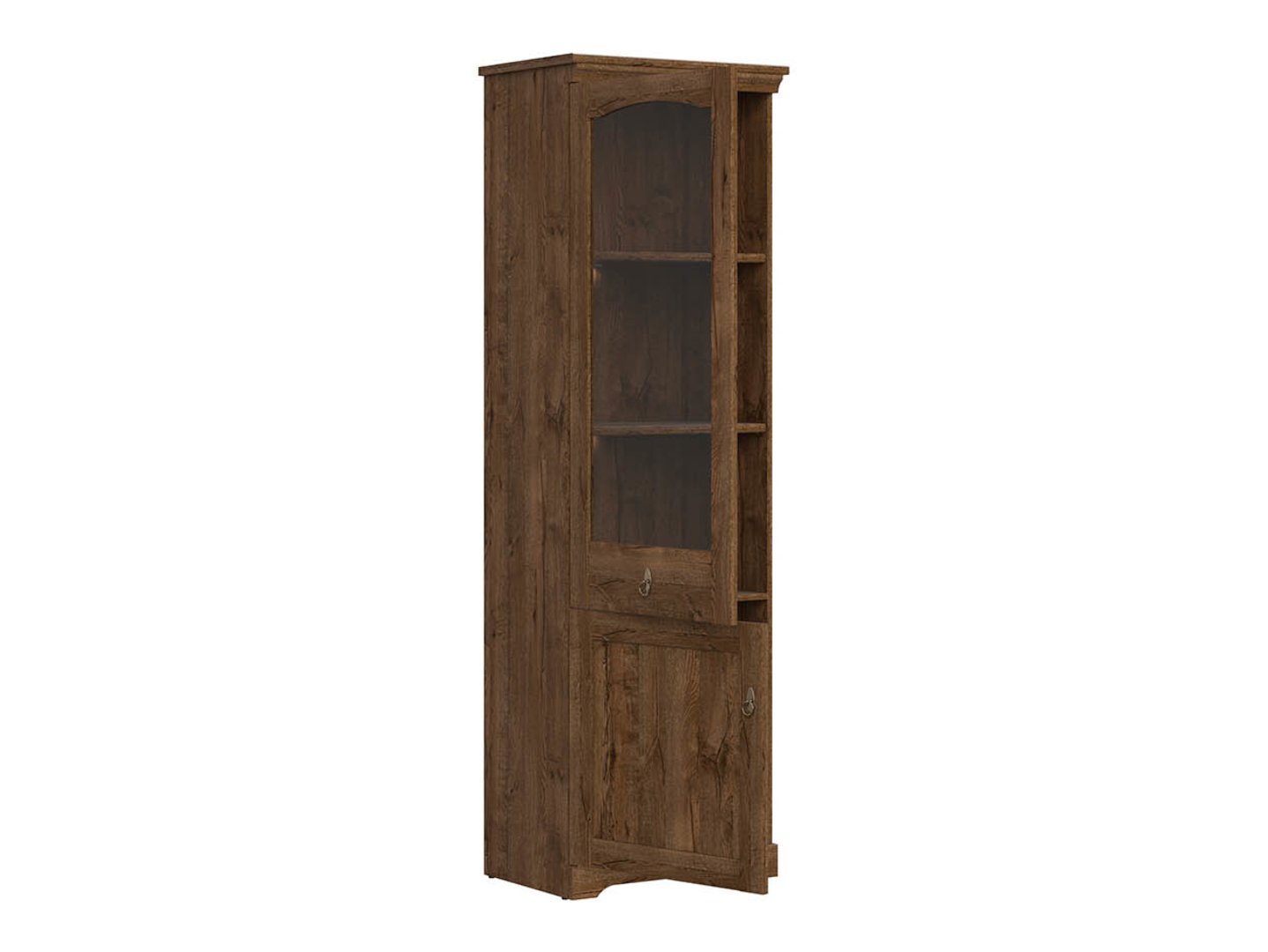 PATRAS tall display case, 63 cm, oak, April - Image 7