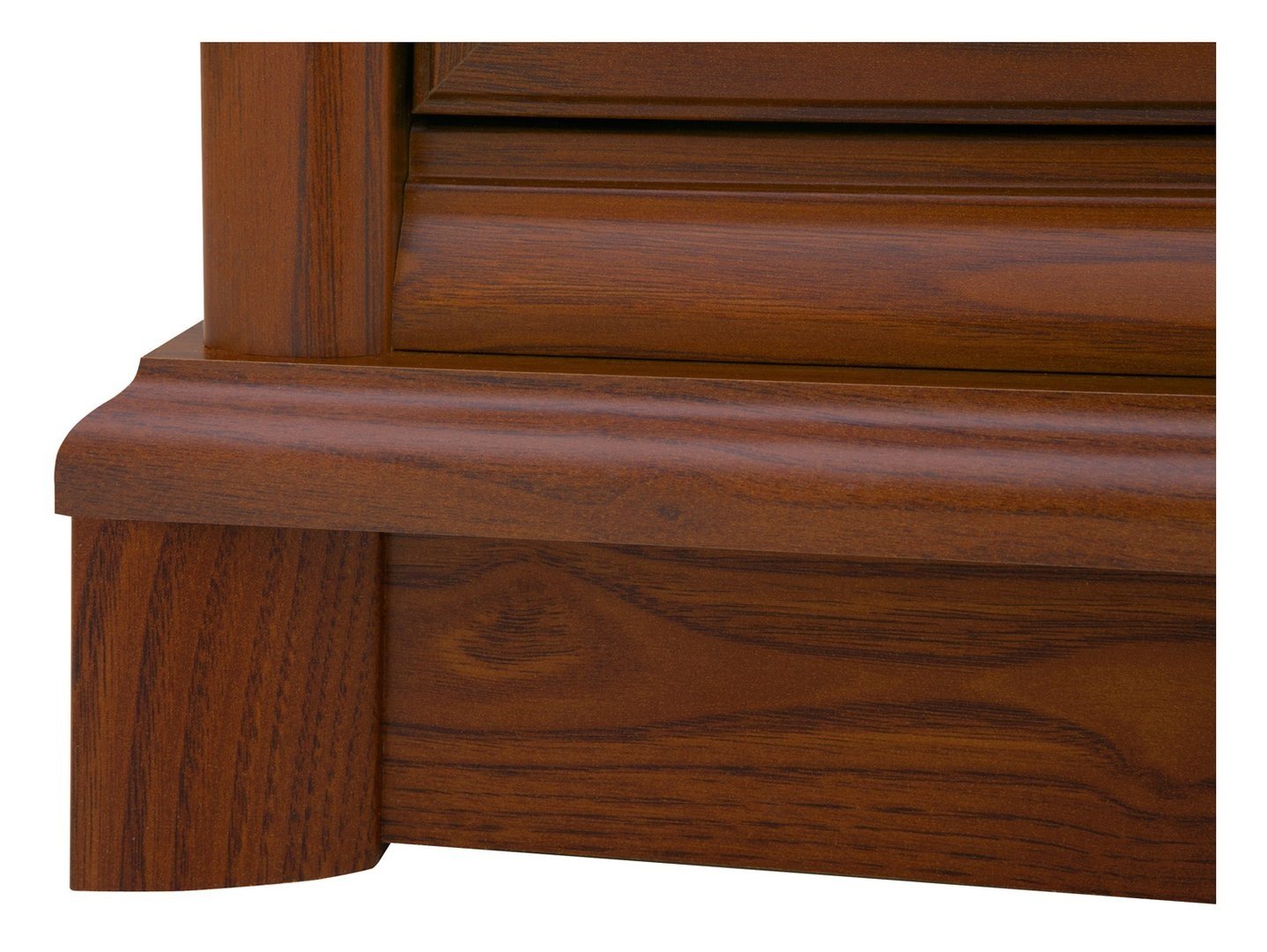 KENT display cabinet with two drawers, 167 cm, chestnut color - Image 4