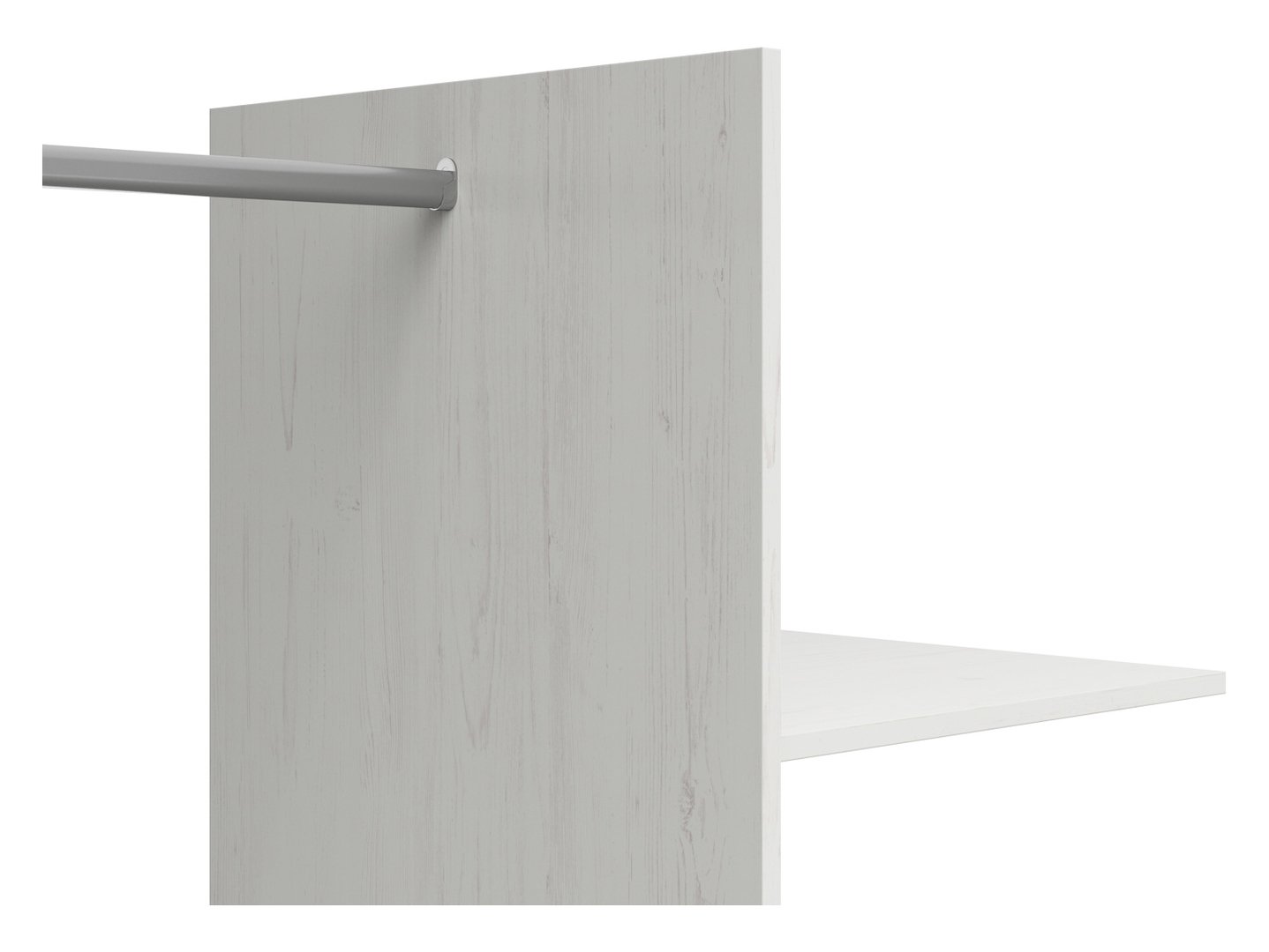 Insert for two-door wardrobe LOKSA (andersen pine, white) - Image 3