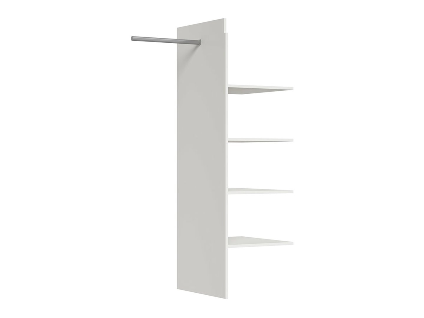 Insert with shelves KASPIAN 86 cm white