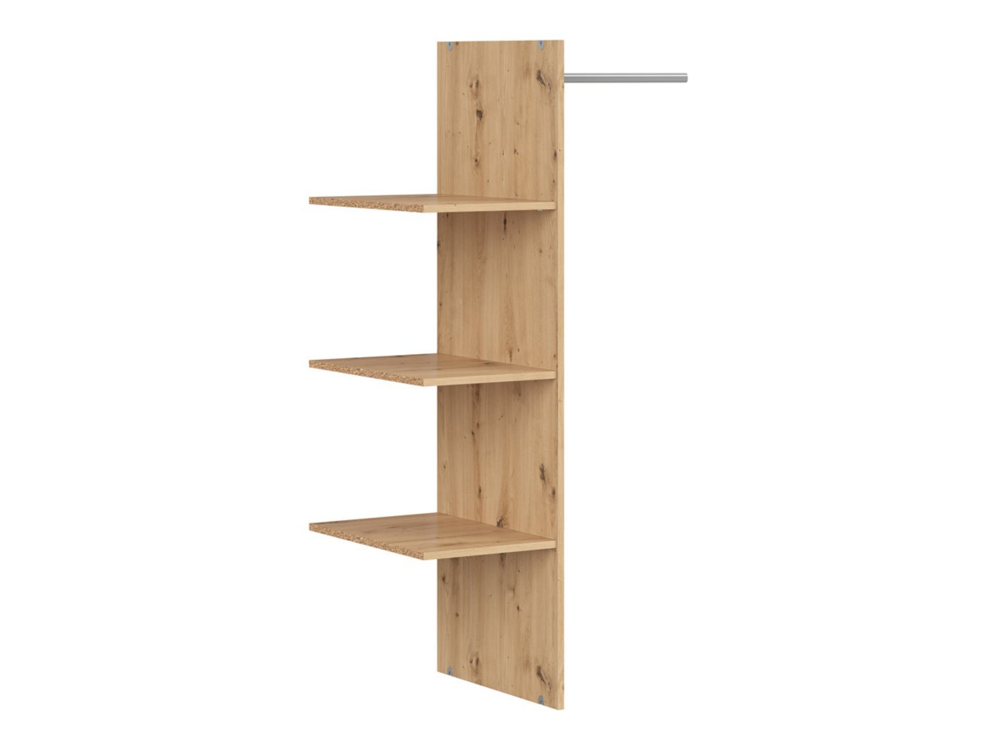 Insert with shelves for LAMEA wardrobe, oak imitation