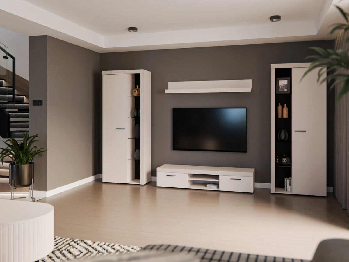 Rumba XL wall cabinet, beige - Image 3
