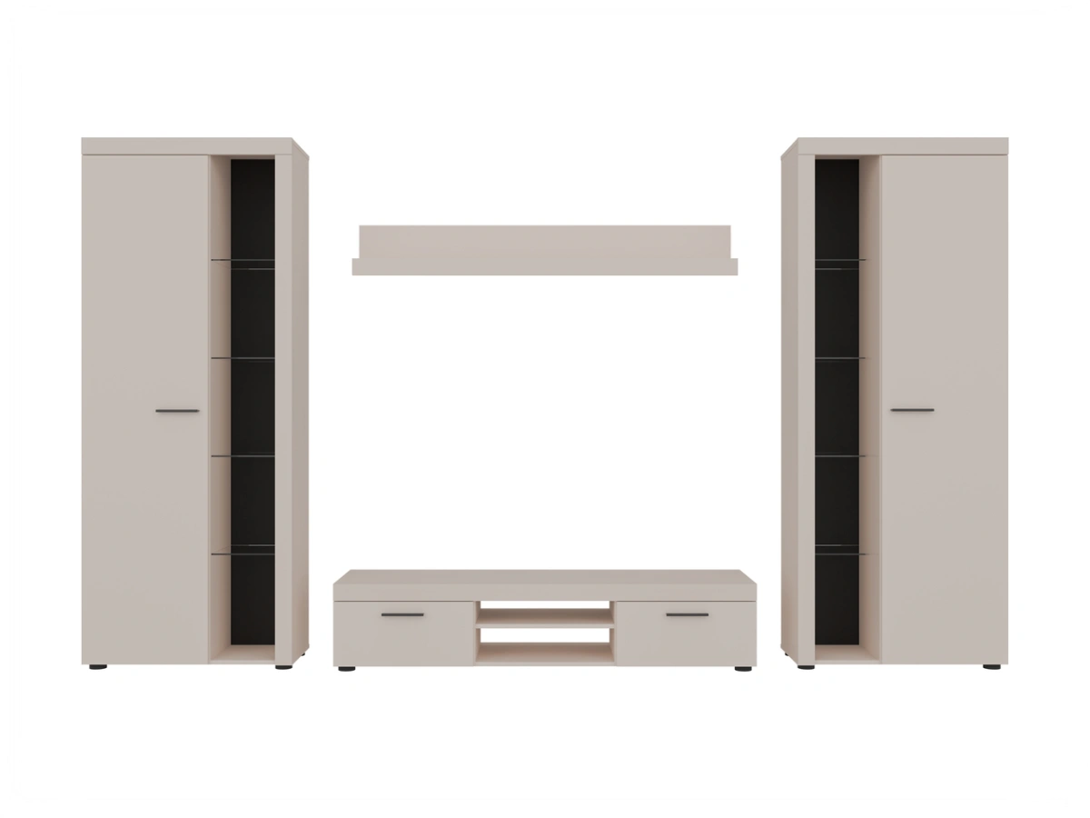 Rumba XL wall cabinet, beige - Image 5