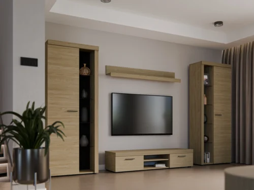 Rumba XL wall cabinet, oiled oak