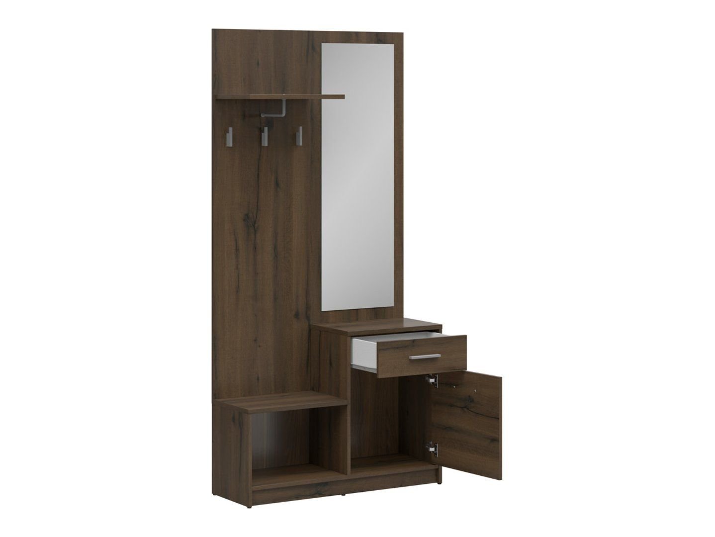 NEPO PLUS hallway set 90 cm, noble oak - Image 2