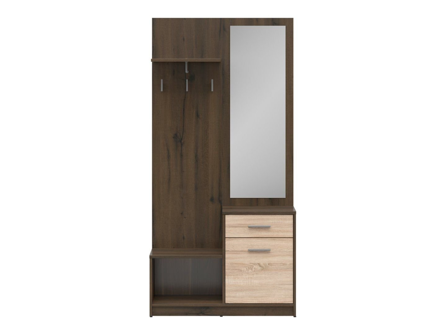 NEPO PLUS Hallway set, 90 cm, noble oak/sonoma oak - Image 3
