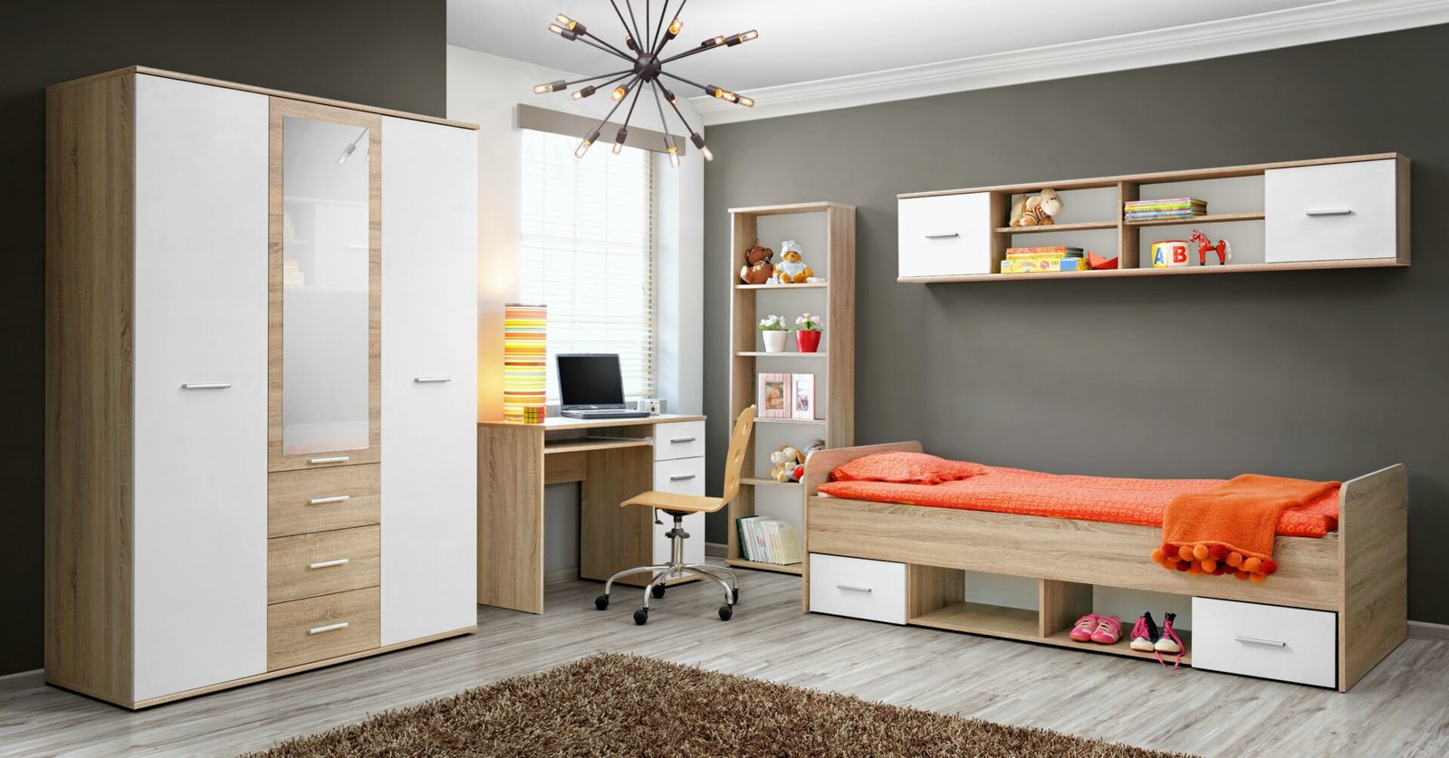 DINO 4 ASM youth furniture set