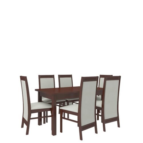 RODOS 7 dark walnut ADRK table and chair set