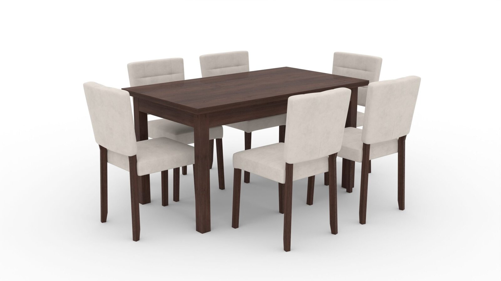 RODOS 80 dark walnut ADRK table and chair set