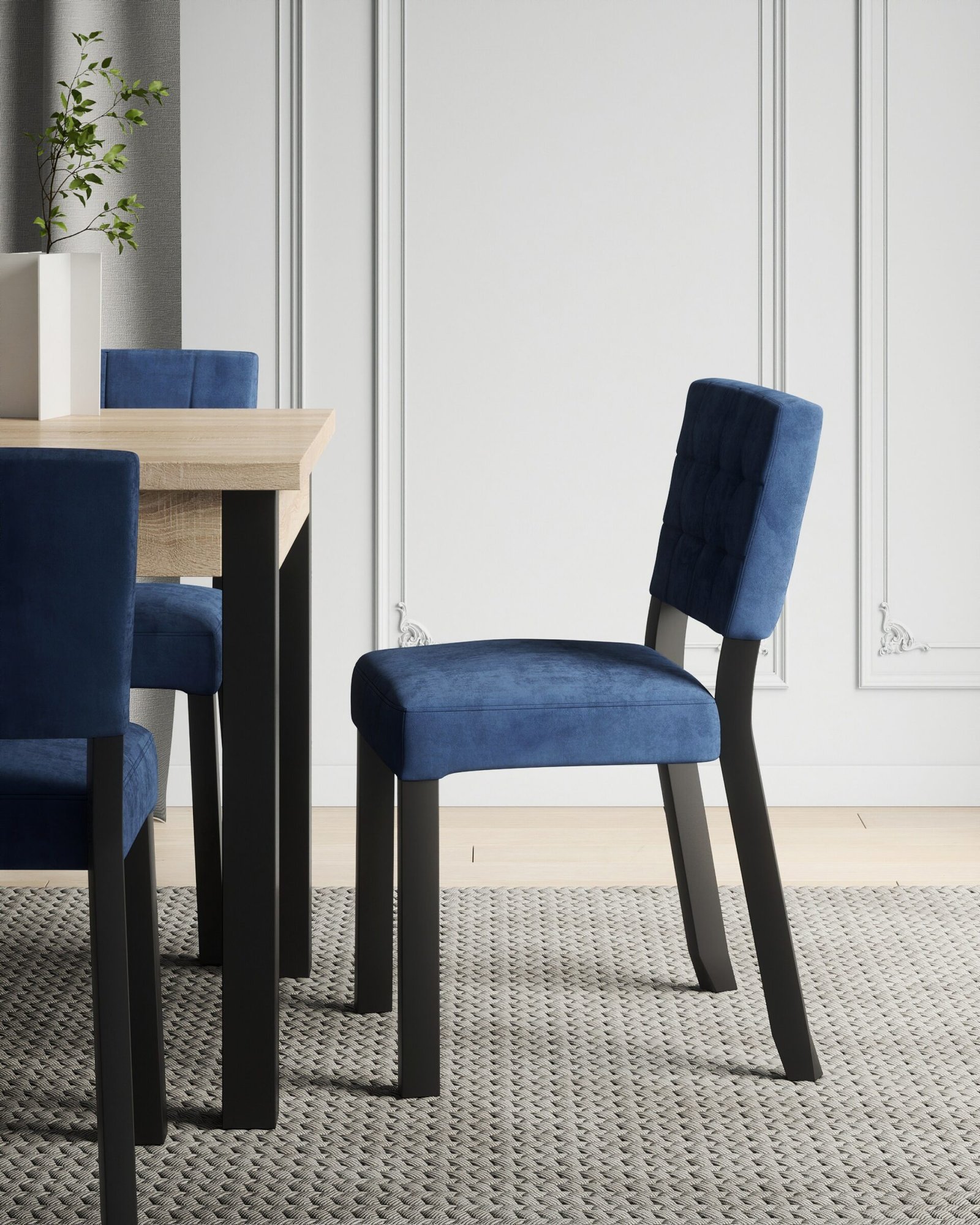 RODOS 80 black/Sonoma ADRK table and chair set - Image 3