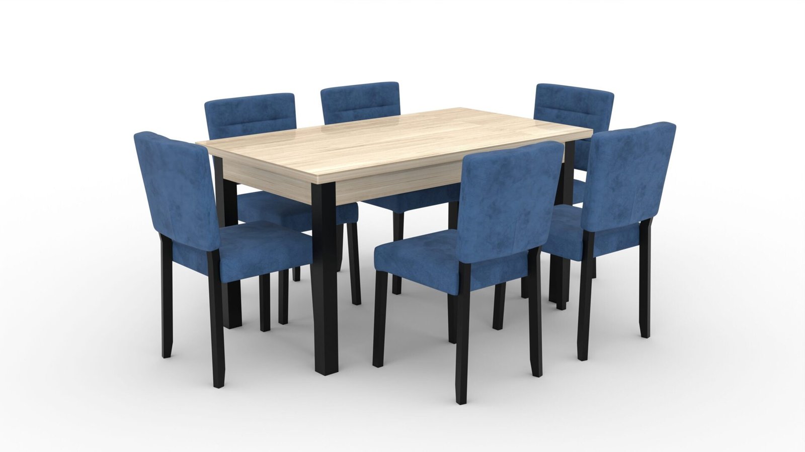 RODOS 80 black/Sonoma ADRK table and chair set