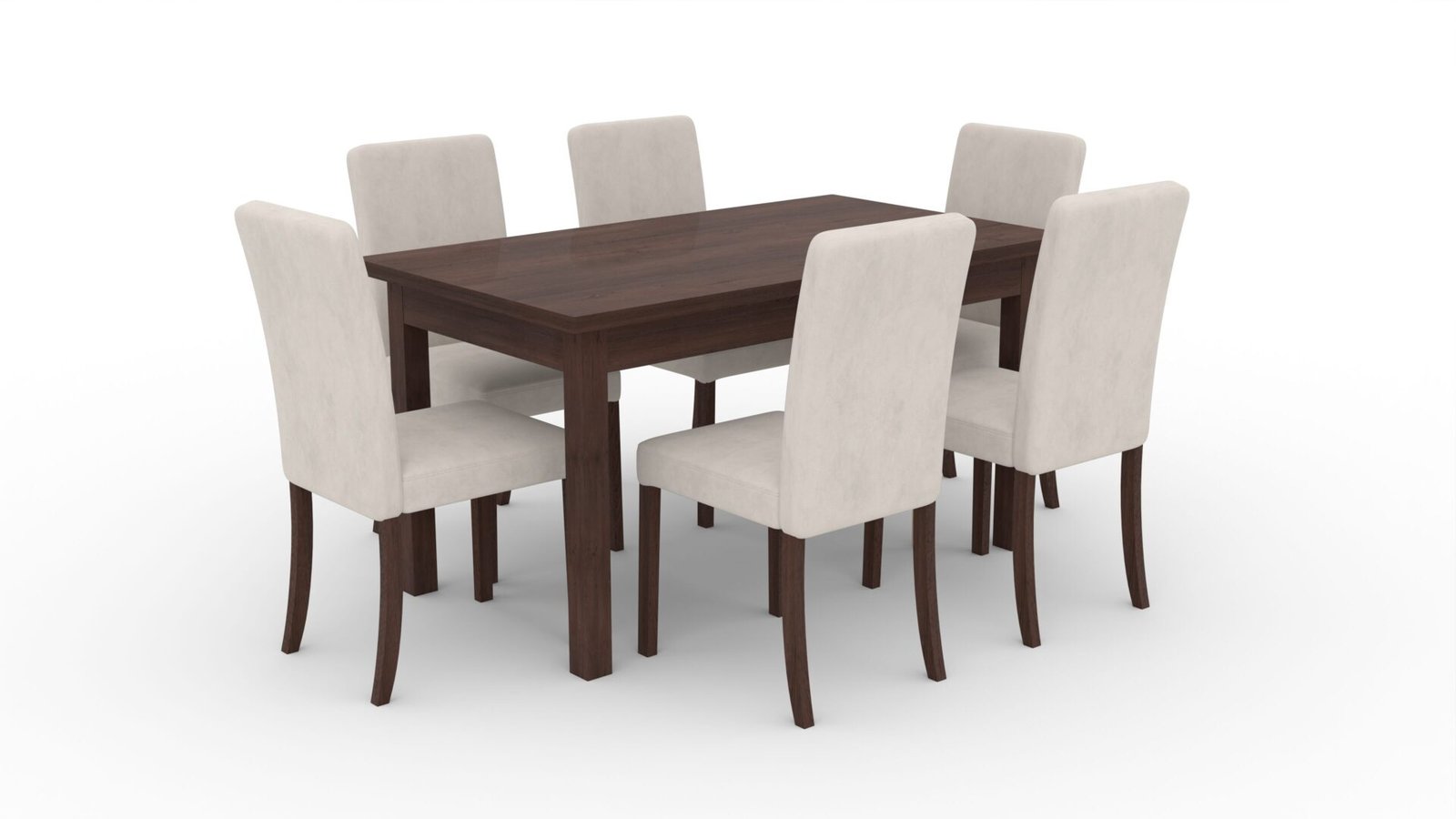 RODOS 81 Dark walnut ADRK table and chair set