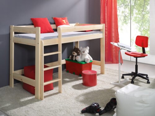 Children’s bunk bed with mezzanine LAURA 80×181 cm