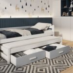 TIAGO youth folding bed for two persons 90x200 cm
