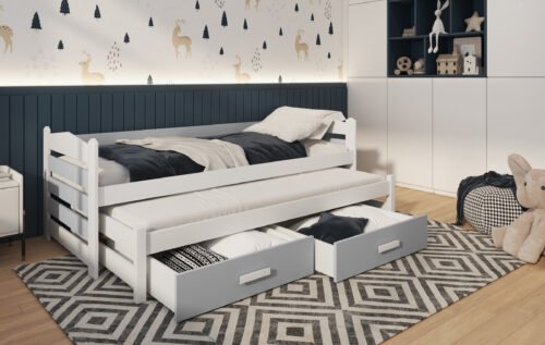TIAGO youth folding bed for two persons 90×200 cm