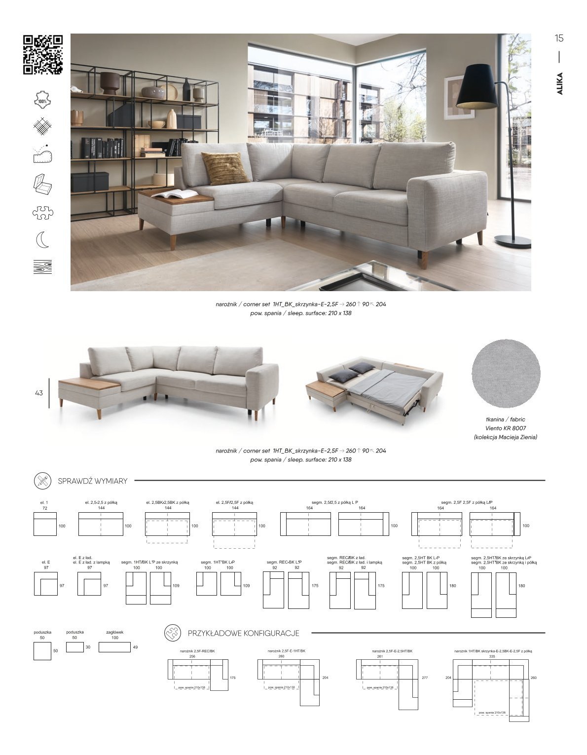 ALIKA corner sofa 1HT_BK_box-E-2.5F K/D shelf Etap sofa - Image 9