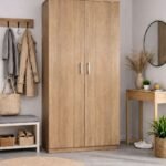 LEO wardrobe 90x200x52.5 cm – 18 mm panel