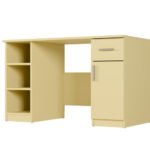 Children's desk with shelf and cabinet 120×60 cm Wanilia – NELA