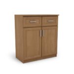 Chest of drawers with doors and drawers, 80 cm, Alder – OPTIMA