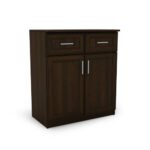 Chest of drawers with doors and drawers 80 cm Sonoma Dark – OPTIMA