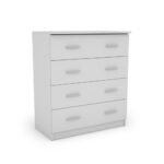 Compact chest of drawers with 4 drawers, 80 cm, Biel – NANO